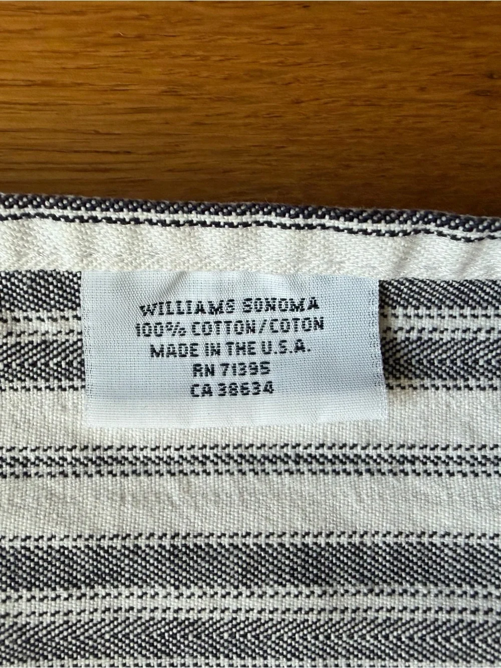 Williams Sonoma Classic Stripe Apron